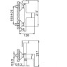 Гигиенический душ FRAP F2041 с настенным смесителем ф35, хром